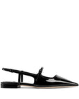 Jimmy Choo Didi Flat Patent Leather Low Shoes