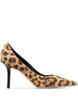 Jimmy Choo Love 85 Leopard Print Pony Pumps