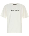 Palm Angels logo print crew neck T-shirt