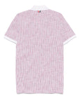 Thom Browne Appliquéd striped cotton-blend tweed mini dress
