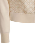 Tory Burch T-monogram silk cardigan