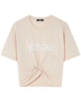 Versace 1978 Re-Edition Logo Safety Pin Short T-Shirt