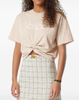 Versace 1978 Re-Edition Logo Safety Pin Short T-Shirt