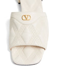 Valentino Garavani Quiltie 67 Slide Sandal in 20mm Quilted Nappa Leather