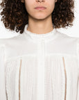 Alice + Olivia Cora Cotton Blouse