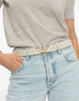 Emporio Armani logo-buckle belt