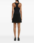 Courreges Pre Courrèges buckle-fastening black tank top