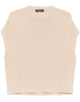 Fabiana Filippi Crewneck sweater with linen blend