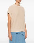 Fabiana Filippi Crewneck sweater with linen blend