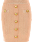 Balmain knitted mini skirt