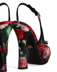 Dolce & Gabbana satin slingbacks