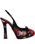 Dolce & Gabbana satin slingbacks