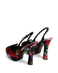 Dolce & Gabbana satin slingbacks