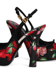 Dolce & Gabbana satin slingbacks