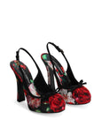 Dolce & Gabbana satin slingbacks