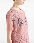 Dolce & Gabbana corded lace short sleeved T-shirt