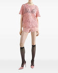 Dolce & Gabbana corded lace short sleeved T-shirt