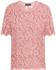 Dolce & Gabbana corded lace short sleeved T-shirt
