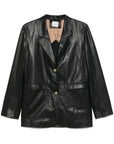 Alysi leather blazer