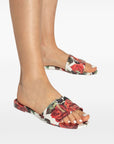 Dolce & Gabbana floral-print slides