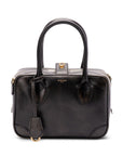 Golden Goose Vita Bag in smooth black leather and gold details