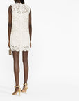 Dolce & Gabbana Sleeveless Lace Mini Dress