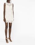 Dolce & Gabbana Sleeveless Lace Mini Dress