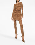 Dolce & Gabbana Short floral lace dress