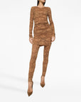 Dolce & Gabbana Short floral lace dress