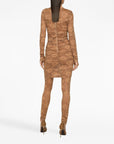 Dolce & Gabbana Short floral lace dress