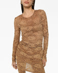 Dolce & Gabbana Short floral lace dress