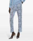 Dolce & Gabbana Embroidered Lace Trousers