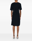 Emporio Armani Short dress with side knot