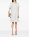 Emporio Armani crew-neck mini dress