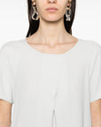 Emporio Armani crew-neck mini dress