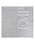 Emporio Armani Logo cotton blend scarf