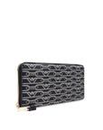 Emporio Armani Allover logo continental wallet