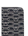 Emporio Armani Allover logo continental wallet