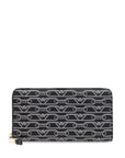 Emporio Armani Allover logo continental wallet