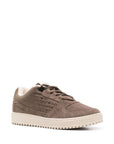 Emporio Armani Sneakers in suede and jacquard with logo lettering
