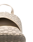 Emporio Armani Mini backpack with monogram print