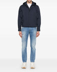 Emporio Armani Blouson with internal nylon bib jacquard all-over lettering