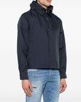 Emporio Armani Blouson with internal nylon bib jacquard all-over lettering