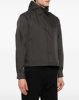 Emporio Armani Blouson with internal nylon bib jacquard all-over lettering