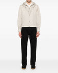 Emporio Armani Blouson with internal nylon bib jacquard all-over lettering