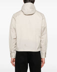 Emporio Armani Blouson with internal nylon bib jacquard all-over lettering