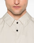 Emporio Armani Blouson with internal nylon bib jacquard all-over lettering