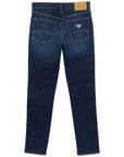 Emporio Armani Logo-Patch Jeans