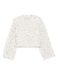 Emporio Armani Fil coupé fabric blouson with all-over floral motif
