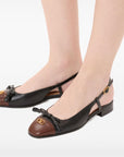 Valentino Garavani 25mm Valet du Roi slingback ballet flats